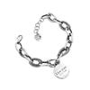 Korean Copper Dream Bracelet: Women's Retro Fashion Letter Wristband, Artistic Niche Jewelry Trend.