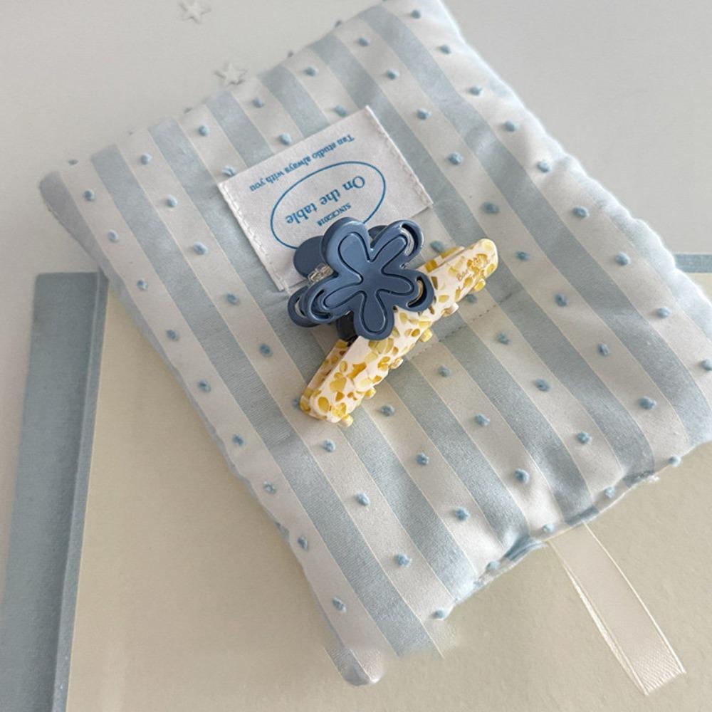 

Floral Design Flower Hair Clip Colorful Small Grab Clip Acetate Shark Clip Hair Accessories Style 4
