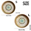 Rattan Weaving Rattan Shell Tray Round Bread Baskets Tray Weaving Fruit Basket  Bathroom