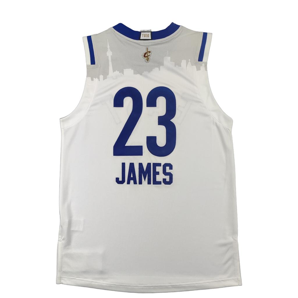 adidas Collaborazione NBA X LeBron Swingman Fan Edition Morbido Confortevole Delicato sulla Pelle Casual Maglia da Basket Maglie Unisex Bianco AC2636