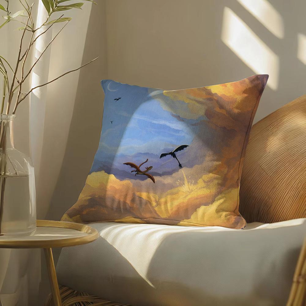 F-Fourthw-Wingdragon Pillow Case Pillowcase, Double-Sided Printed, Sofa Cushion, Bedroom Headboard
