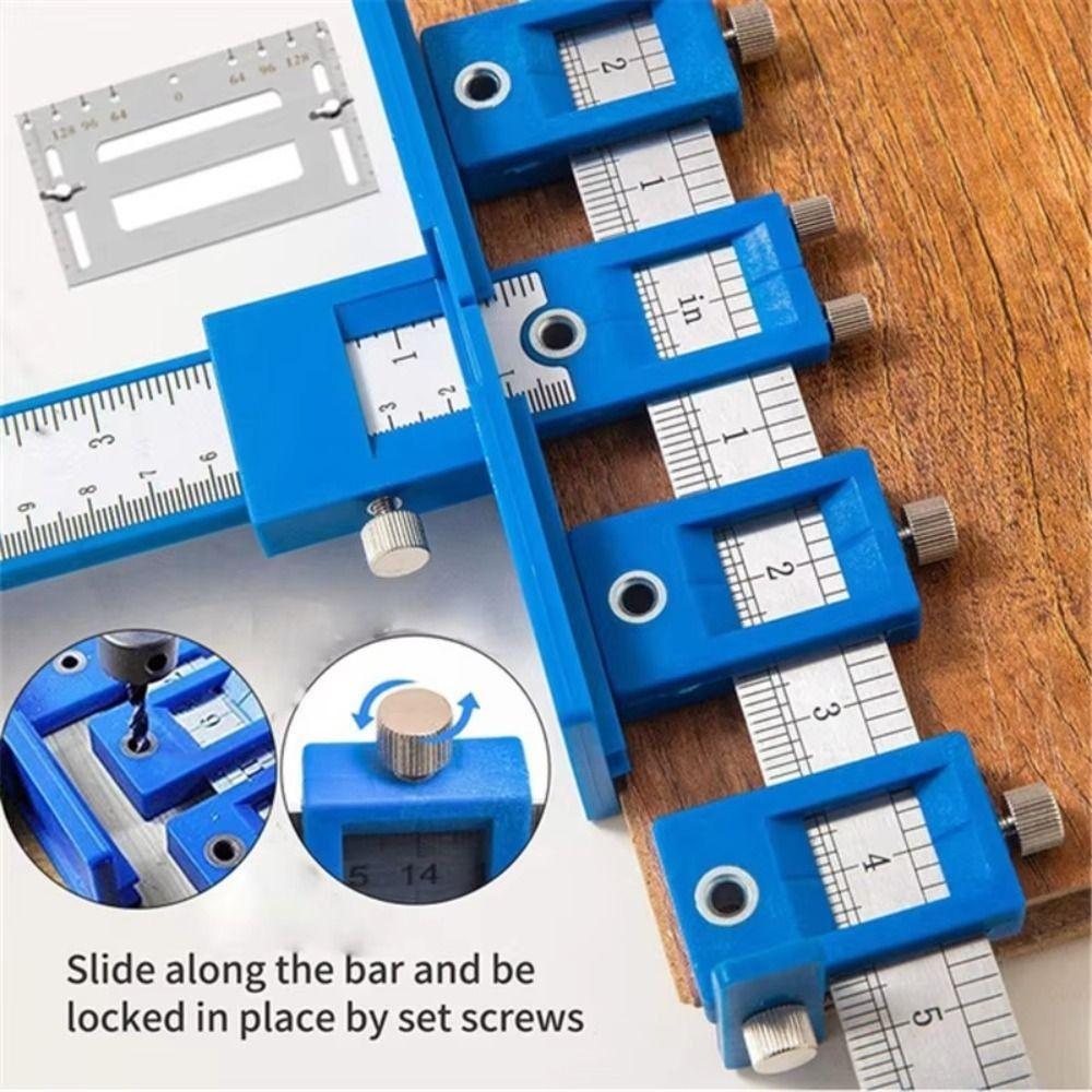 Corrosion Resistant Drill Guide Hardness Hole Punch Jig Woodworking Punch Locator Installation