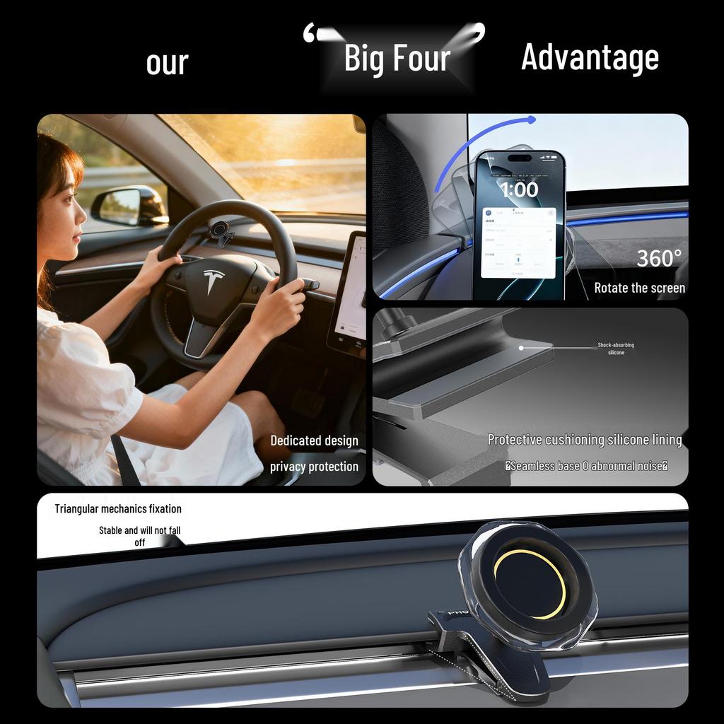 2025 Tesla Phone Magnetic Mount for Refurbished Model 3