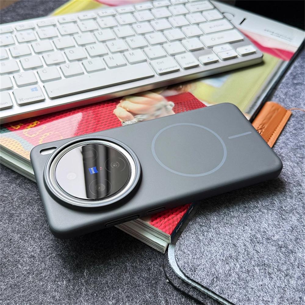 Ultra Thin Solid Color Magnetic Wireless Charging Matte Case For VIIVO X200 Ultra X200 Pro MINI X200S Slim Hard PC Phone Cover
