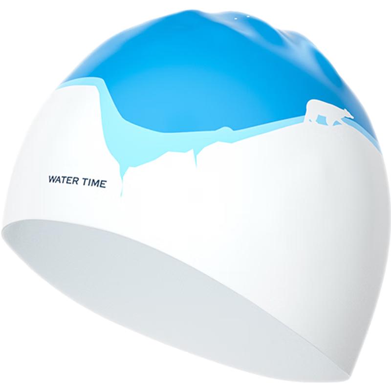 WATertime Women s Silicone Swim Cap for Long Hair