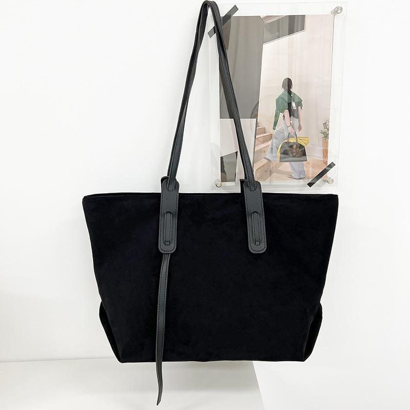 High-value large-capacity bag women's autumn and winter new retro versatile tote bag commuter shoulder bag
