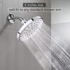 Home Spa Rainfall Shower Head Easy Installation Shower Head Accessory Air-In Technology Shower Head Ceiling-Mounted Shower Head