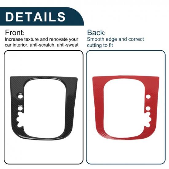 Gear Shift Knob Cover Decal Sticker for VW Golf 6 08-13 Black