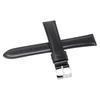 Seiko Watch Band 20mm Leather Men's with Care Instructions Black