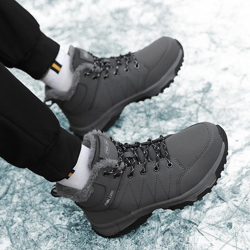 Damen Schneestiefel Winter Unisex Paar Übergröße Wanderschuhe Herren Wasserdicht Outdoor Hoch Wanderschuhe