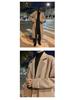 Unisex Over-the-Knee Wool Trench Coat - Mid-Length, Stylish High-End Winter Outerwear