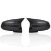 2 Pieces Rearview Mirror Cover Cap Carbon Black for BMW Series 1 2 3 4 X M 220i 328i 420i F20 F21 F22 F23 F30 F32 F33 F36 X1
