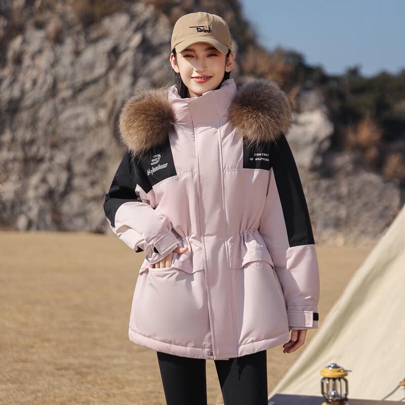 

SNOWFLYING X40141198F Unisex 2024 Short Goose Down Puffer Jacket 170/92A