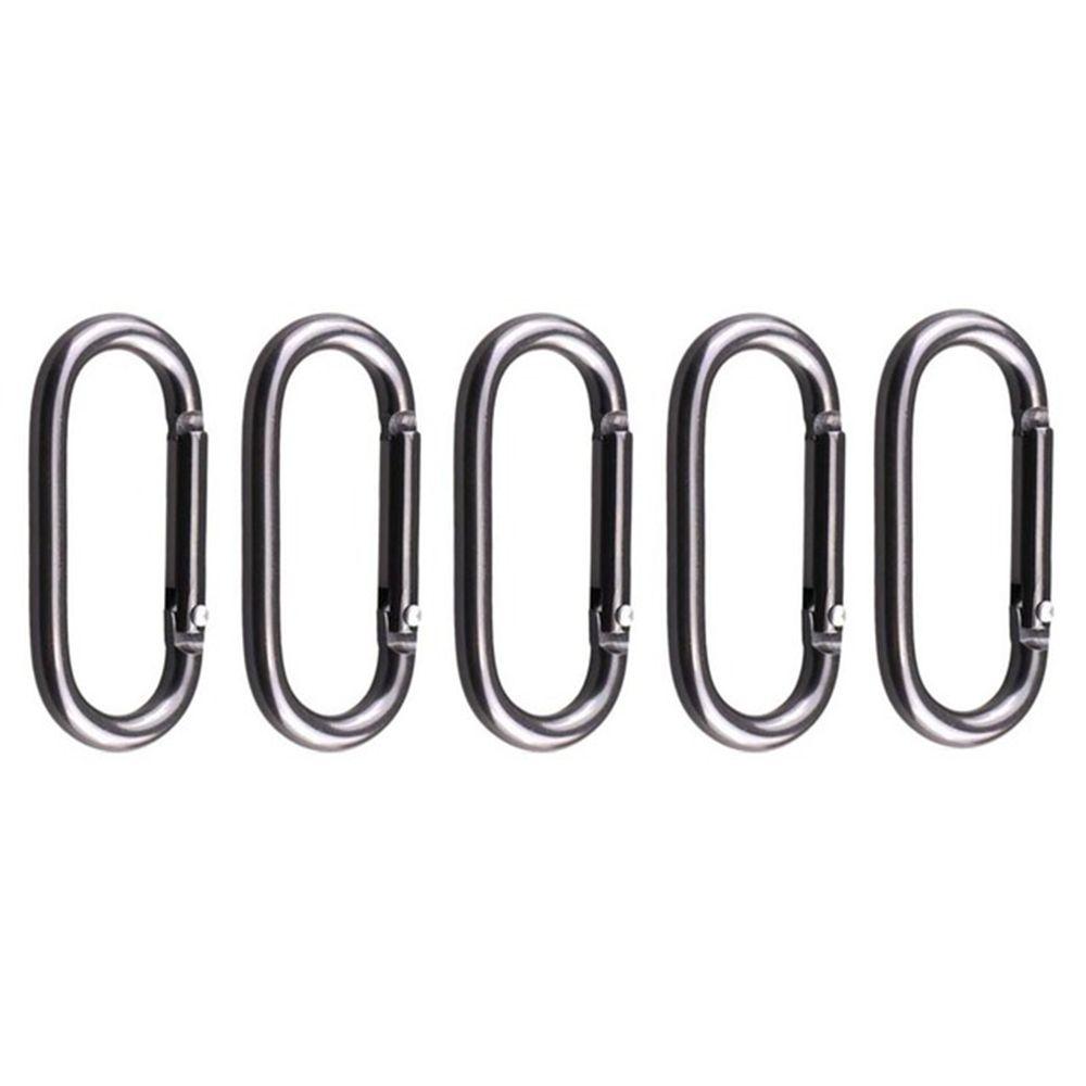 Sikker Oval Fiske Metall Karabiner Hengende Spenne Nøkkelring Klemme Kroker