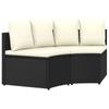 Day and Night - Day and Night 2-piece Garden Sofa Set and Black Synthetic Rattan Cushions