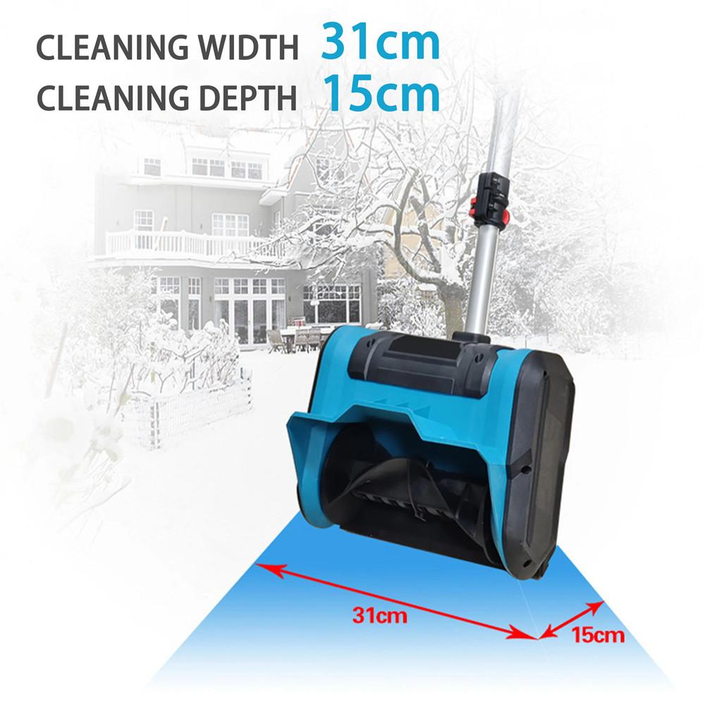Cordless Portable Electric Snowplow Winter Courtyard Street Snow Shovel High Power Electric Snow Sweeper