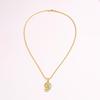 Vintage Ocean Seashell Stainless Steel Clavicle Necklace for Women - High-End Titanium Jewelry