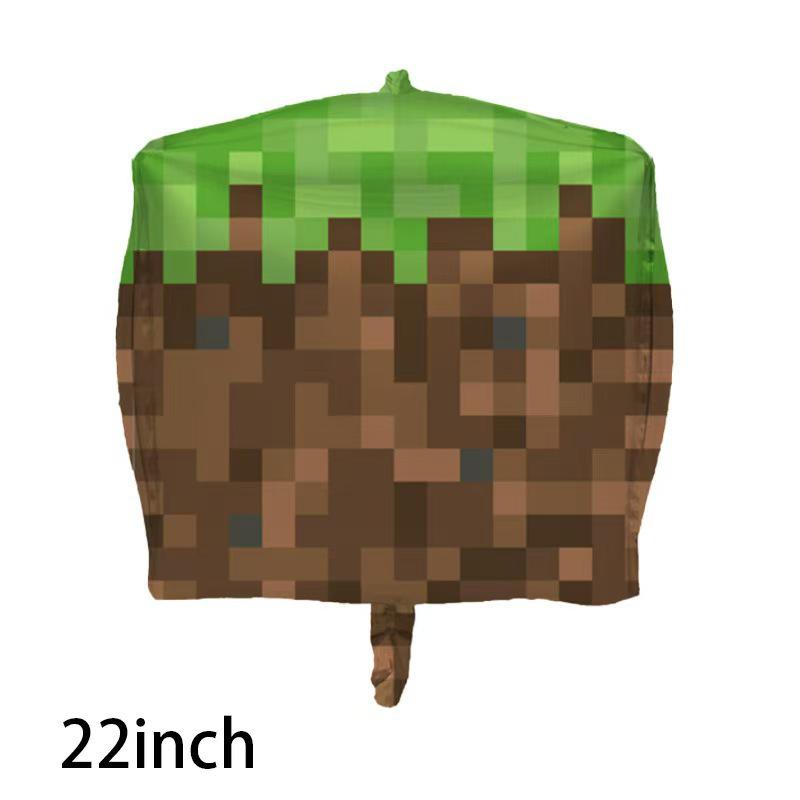 Pixel Creeper & Roblox Game Party Balloons & Flags