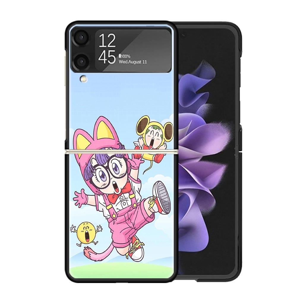 Arale Dr Slump Cases For Samsung Galaxy Z Flip 4 5 6 7 3 Z Flip7 Flip6 Flip4 Flip5 Flip3 5G Hard Shockproof Fundas Cover Galaxy