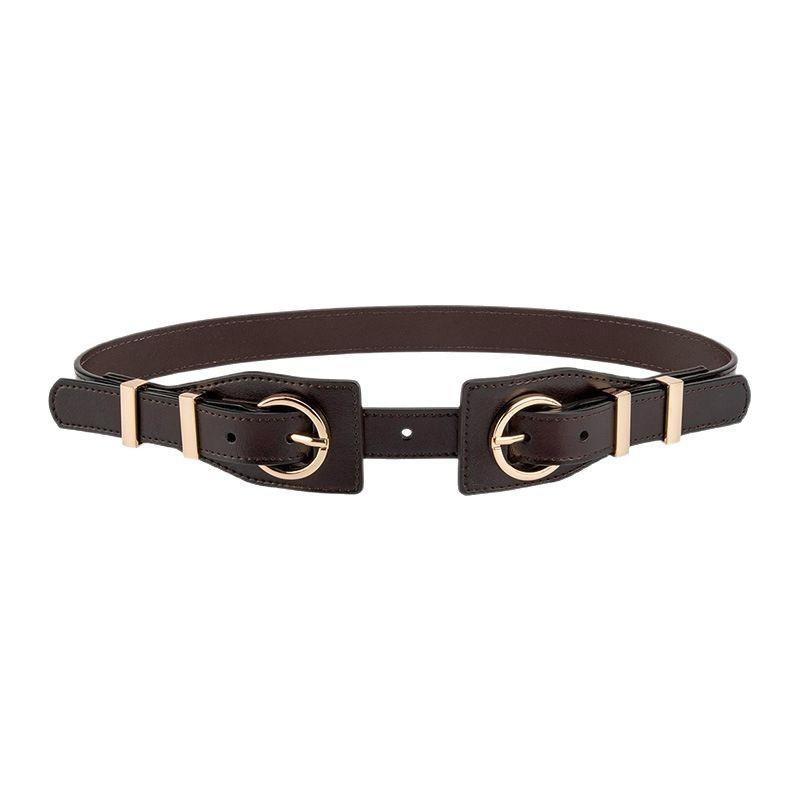 

Европейский и американский женский ремень из натуральной кожи, Модное платье, Украшение для костюма, Широкий ремень, Высококлассная нишевая эластичная поясная печать