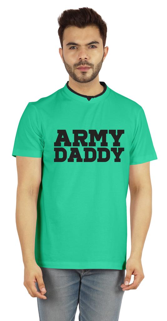 Inkmeso Men  s Tshirt For Military Pride Dad Graphic Quote   Army Daddy   Tee Cotton Jersey