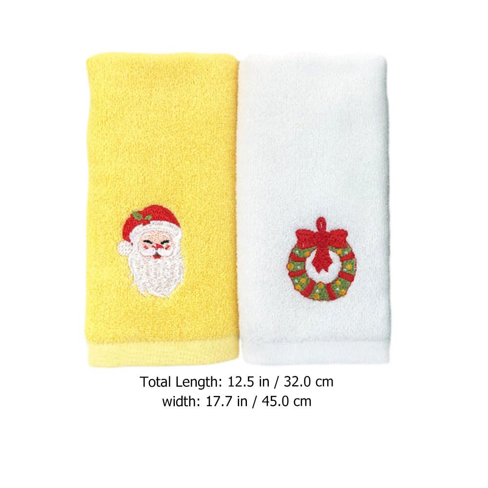 

Xmas Towel Set Christmas Gift for Her Pure Cotton Bath Sheet Festive Holiday Towels Red and Xmas Present for Women белый