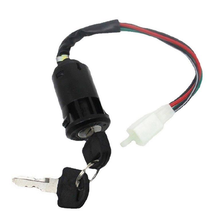 

4 Pin Universal Motorcycle Ignition Switch Electric Door Lock For 50cc 70cc 90cc 110cc 125cc ATV Dirt Bike 1
