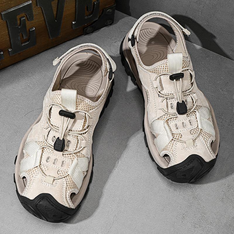 Moda Nuovi Arrivi Scarpe Casual Estive da Uomo Sandali da Esterno per Uomo Comodi Sandali Bassi da Spiaggia Traforati Sandali Romani Asciugatura Rapida Sandali Traspiranti