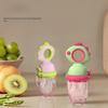 Dinosaur Rotate Push-Type Baby Fruit Feeder Silicone Fresh Food Feeder Kids Feeding Tool