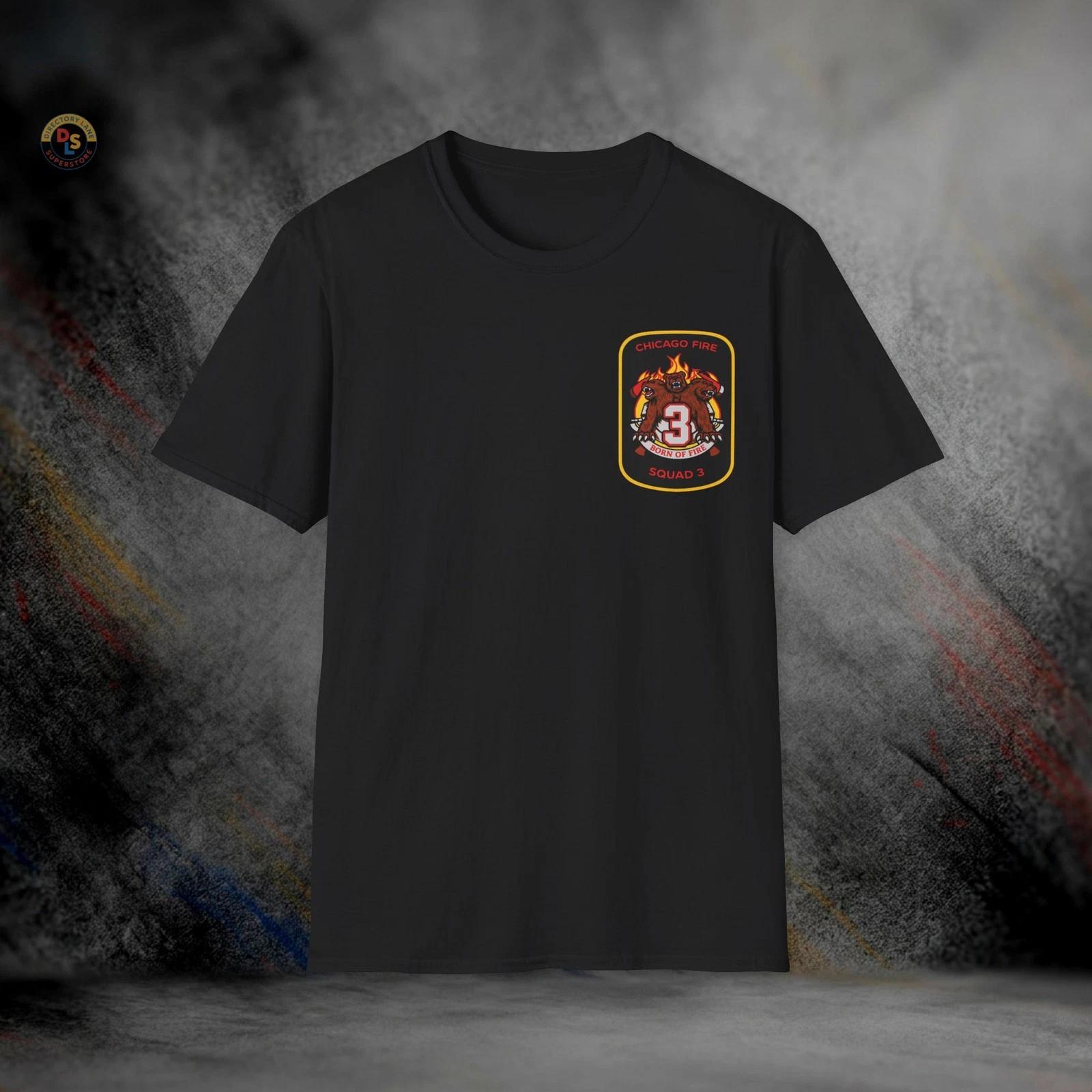 Squad 3 Chicago TV Show T-Shirt | Softstyle Tee XXXL