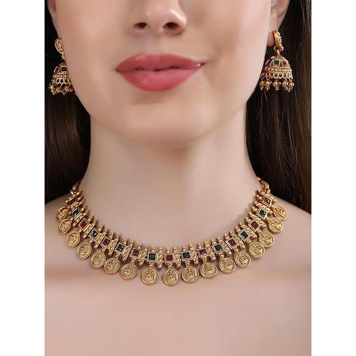 Fashion Frill Necklace Set For Women | Pearls Jewellery Set for Women