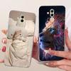 For Huawei Mate 20 Lite Case Cover Transparent Cute Fashion Butterfly Funny Painted Casing For Huawei SNE-AL00 SNE-LX1