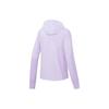 Li Ning Logo Print Hooded Long Sleeve Sweatshirt Women Sweatshirt Purple AWDT578-1