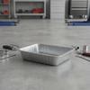 Rectangular Oil Drain Pan with Rounded Corners Sturdy Leak Tray Anti-Spill