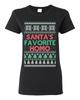 Santa's Favorite Homo Womens Graphic TShirt Unisex T-Shirt