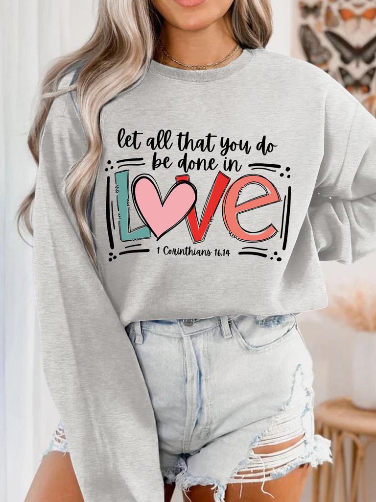 In Stock Couple Print Hoodie - Autumn/Winter Love Edition