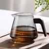 400ml Wooden Handle High Borosilicate Glass Tea Pitcher Fair Cup Chahai Kung Fu Tea Set Milk Pourer Glass Pot Coffee Pitcher