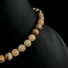 8mm Natural Picture Jasper Gemstone Round Beads Pretty Necklace 17-20" Handmade Beads Chain Choker For Her 8BN-37