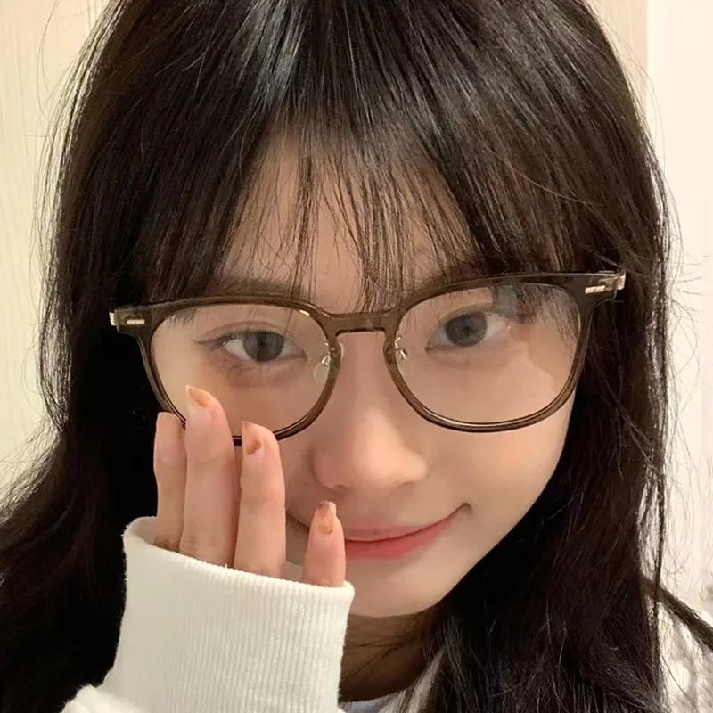 Luxury Oversized Myopia Glasses for Women Men Reading Nearsighted Prescription Diopter 0 To -4.0