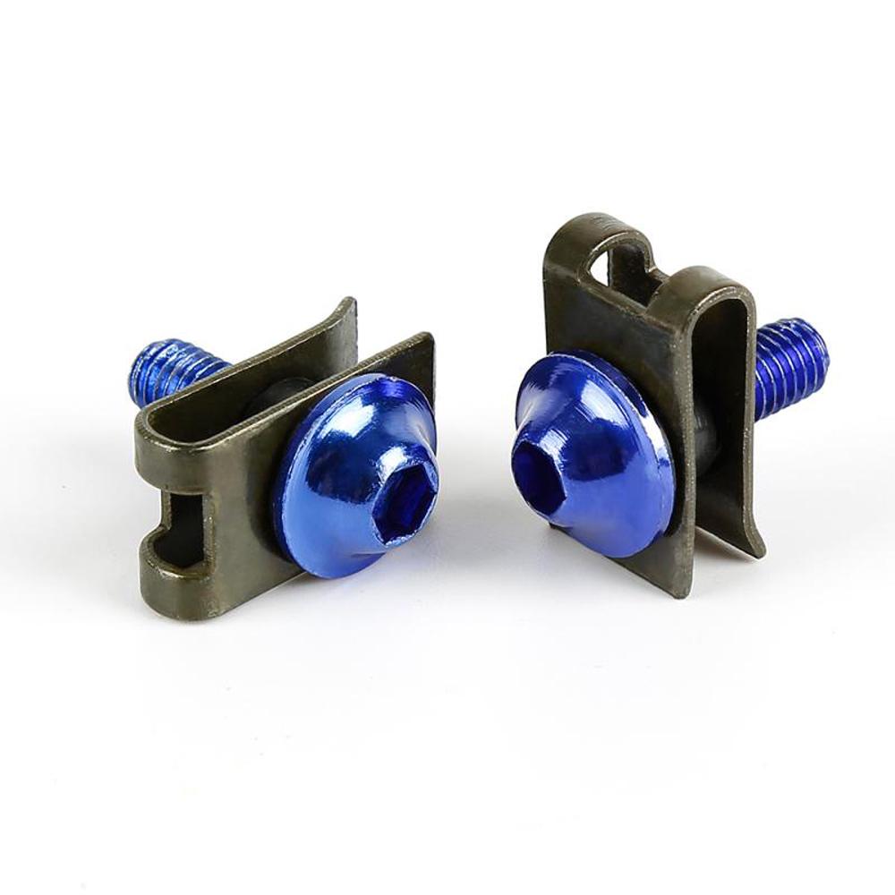 Metal Nuts 5 x 15mm Fastener Clip Screw Motorcycle Shell Screw Motorcycle Fairing Bolt Spring Nuts