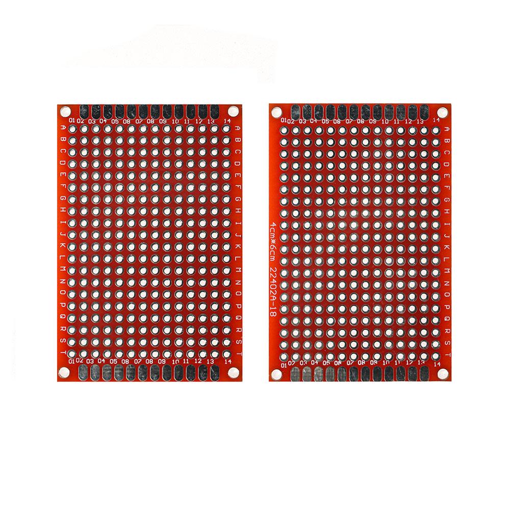 5PCS PCB Board Red Double-sided Board 2*8CM 3*7CM 4*6CM  PCB DIY Universal Circuit Board