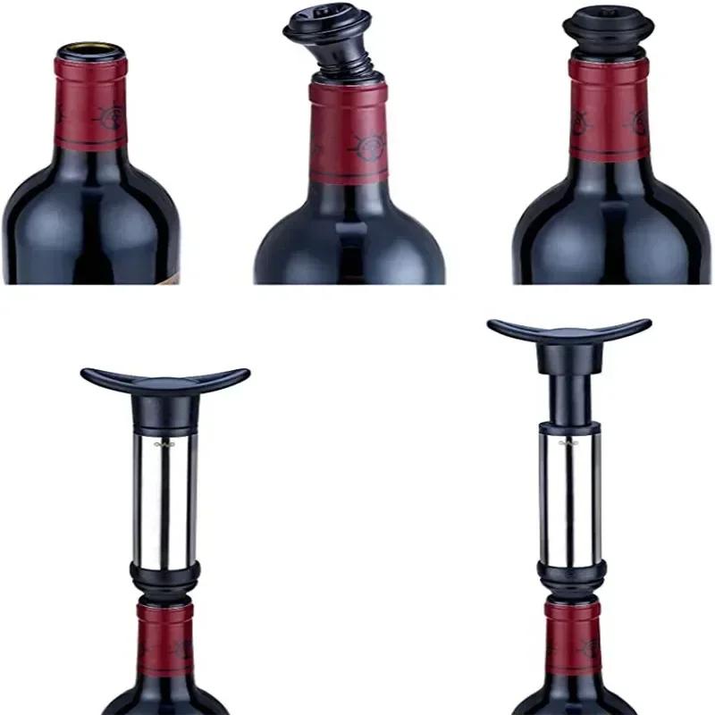 Bar Household Stainless Steel Red Wine Stopper Vacuum Pump Red Wine Vacuum Pump Champagne Stopper