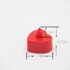10Pcs Realistic Flickering LED Lamps Heart Shaped Electronic Flameless Candles Operated for Safe Wedding Party