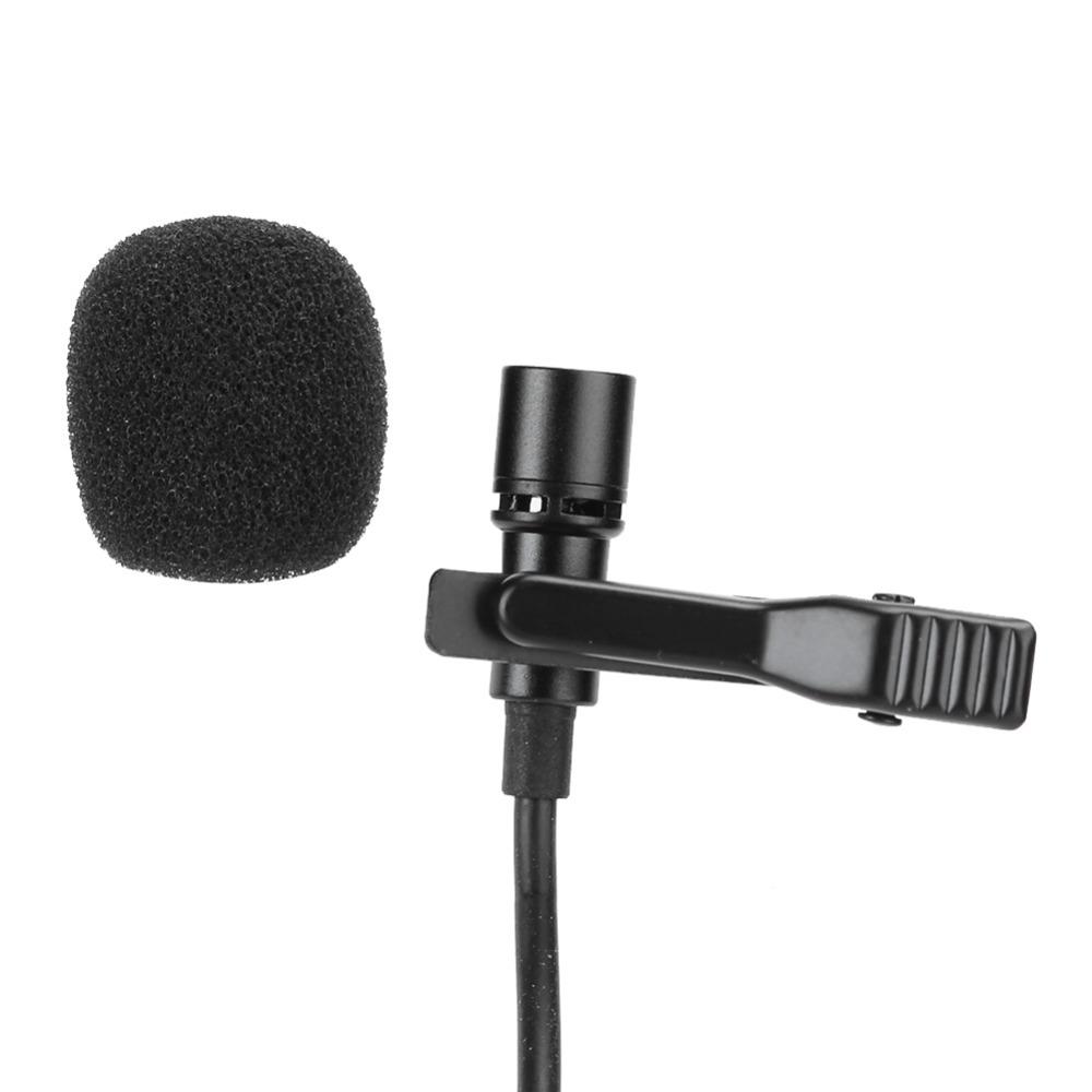 2PCS Professional Wired Wired Lapel Microphone USB Audio Output Clip-On Microphone for Interview