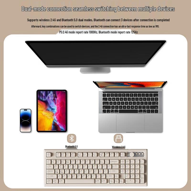 Qianxingzhe V97 Wireless RGB Mechanical Feel Keyboard