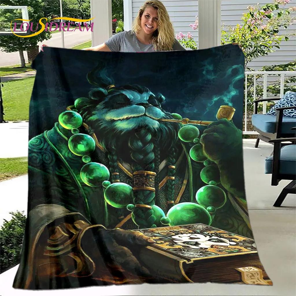 WOW, World of Warcraft Game Gamer Soft Plush Blanket,Flannel Blanket Throw Blanket for Living Room Bedroom Bed Sofa Picnic Cover
