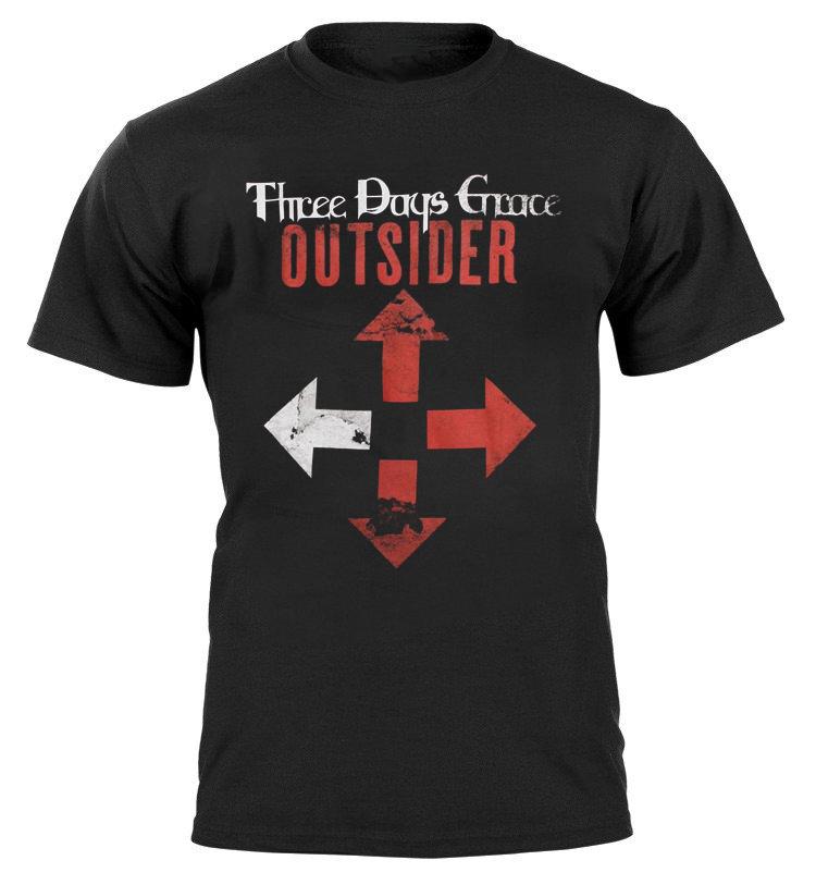 

ВИНТАЖНАЯ футболка унисекс THREE DAYS GRACE OUTSIDER BLACK