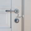 Door Lock Bolt Door Bolt Aluminium Alloy Punch-Free Bedroom Room Door Anti-Lock Latch Bathroom Household Hardware Accessories