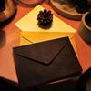 Retro Black Kraft Paper Envelope for Postcards