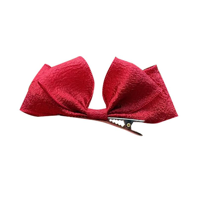 2PCS New Lovely Princess Black Red Bow Girls Hairpins Children Headwear Hairgrip Hair Clips Barrettes Hair Accessories